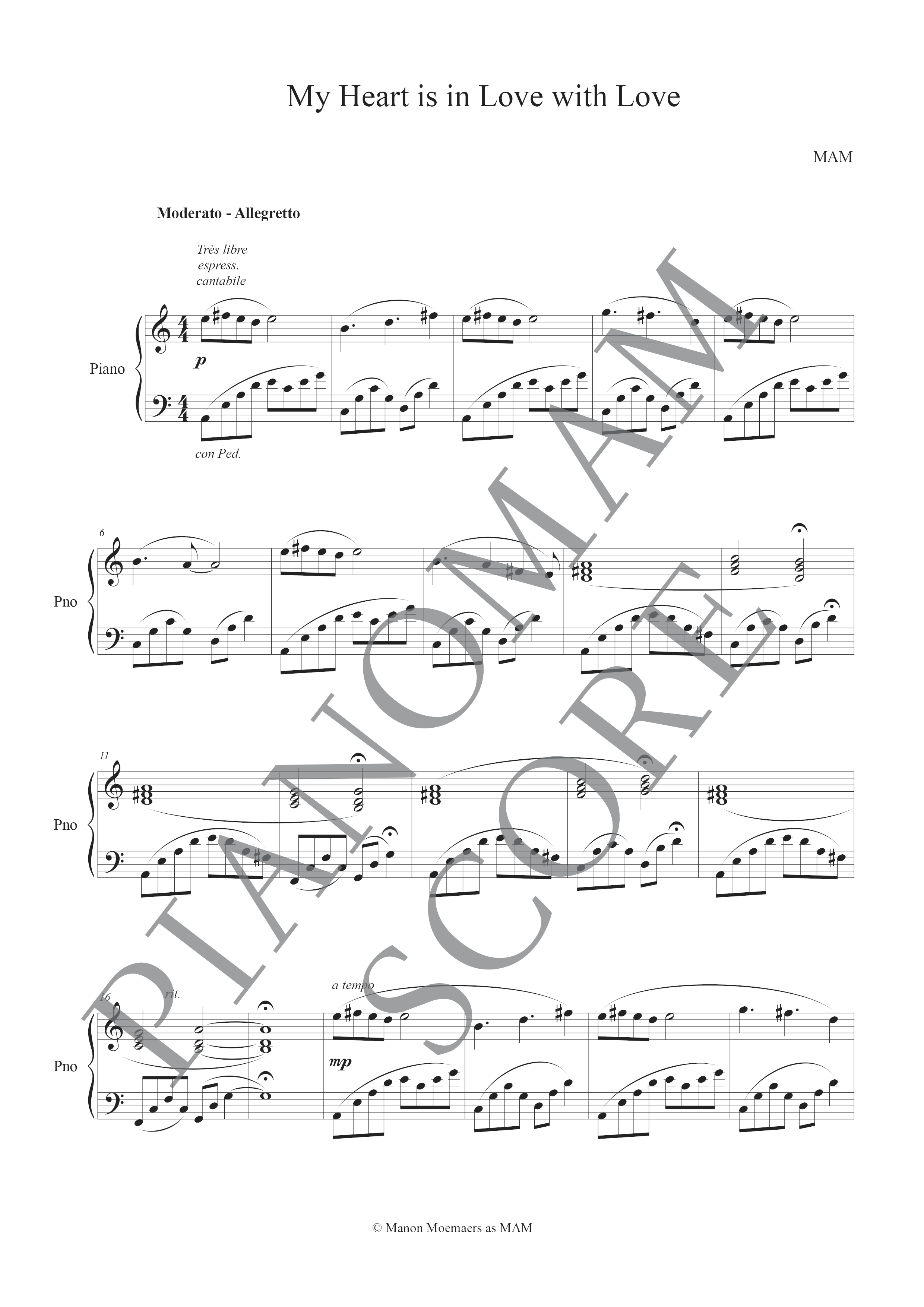 My Heart is in Love with Love