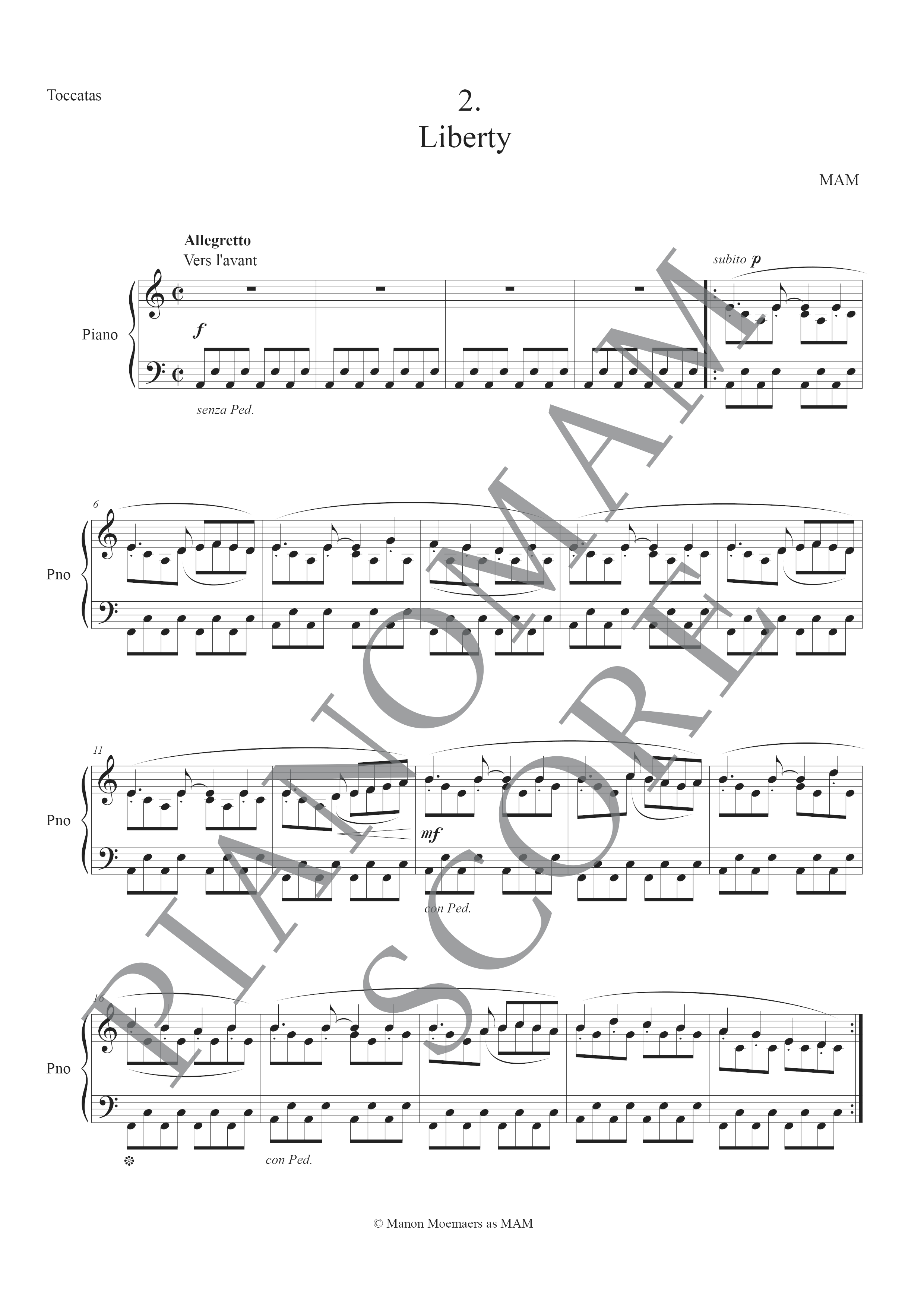 Toccata n°2 : Liberty